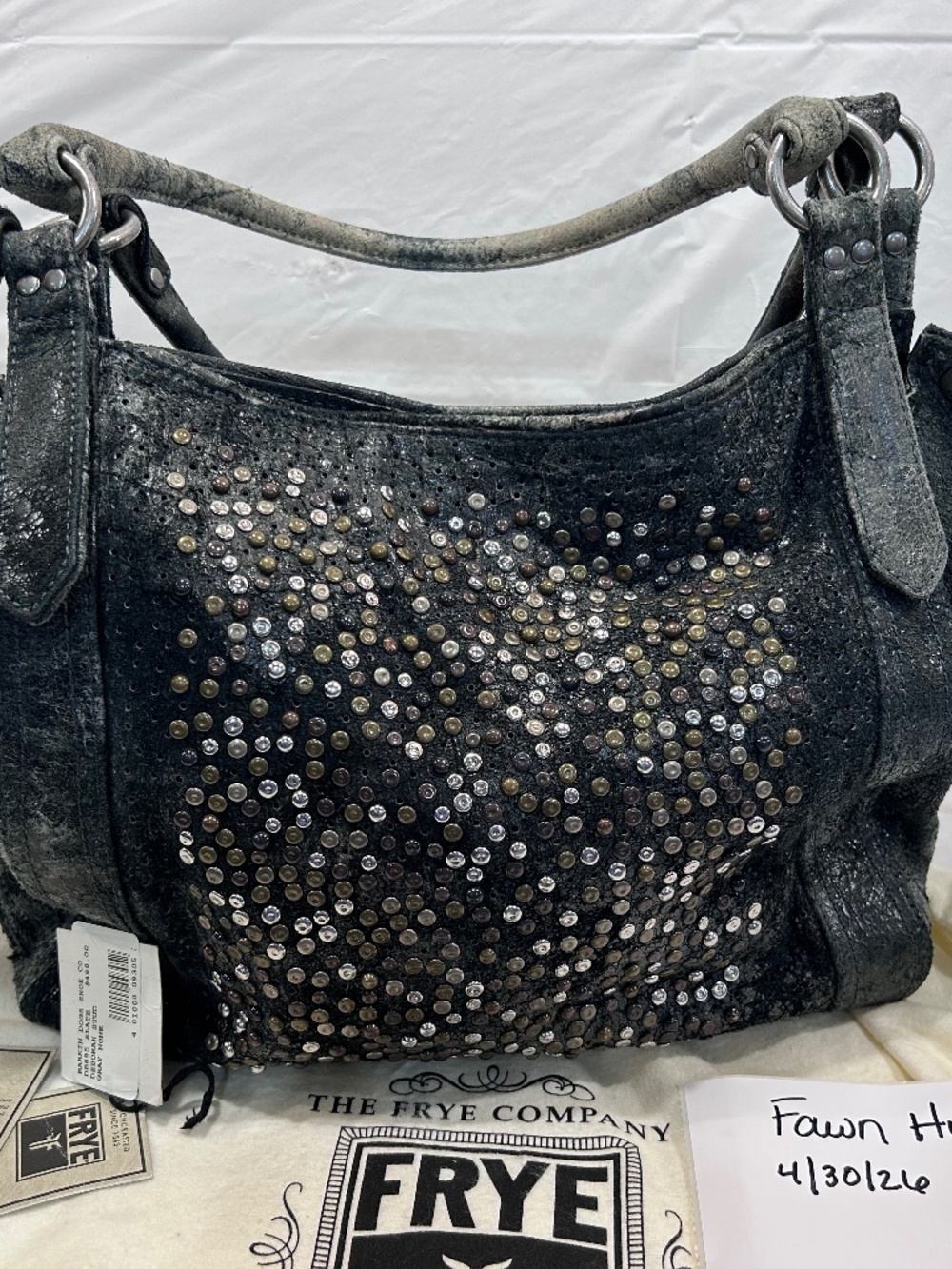 Frye Deborah Stud Leather Tote
